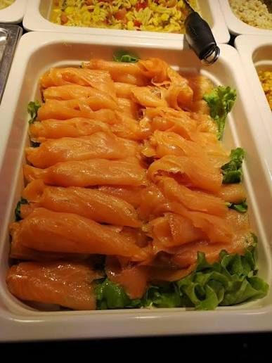 Sashimi de saumon